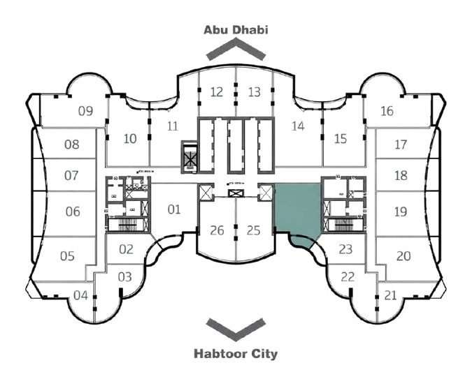 Key plan: where the unit sits on the floor
