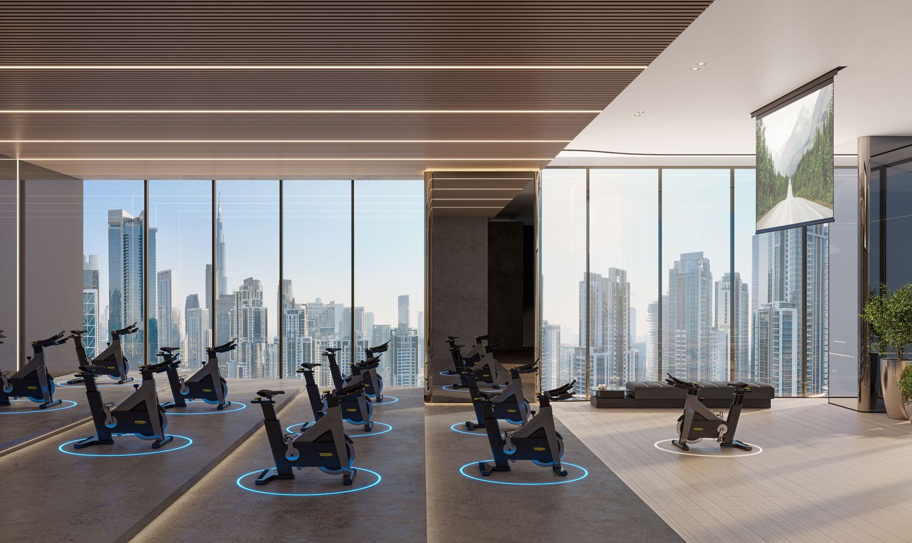 Spinning studio