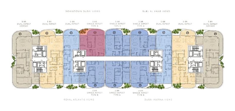 Key plan: where the unit sits on the floor